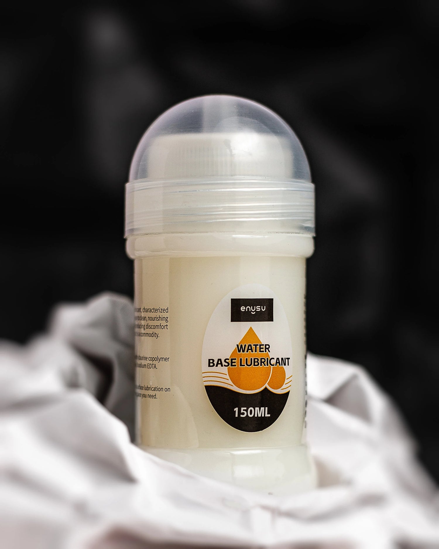 LADYBLOOM hypoallergenic yoni lubricant drip texture on blooming petals

